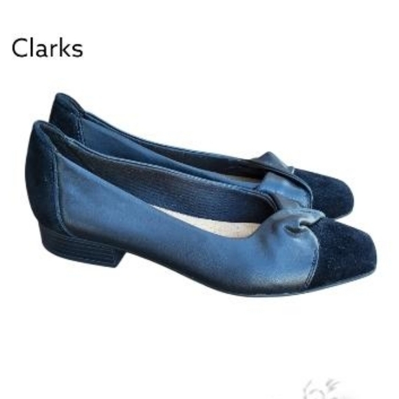 Clarks Tilmont Dalia Flat Loafer Black Dress Church Slip On Shoe Leather Women 9 - Picture 7 of 7